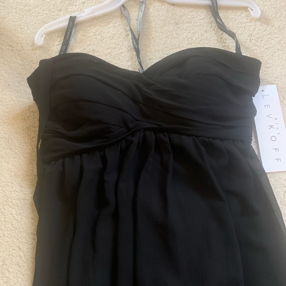 ‼️SALE‼️Black floor length strapless evening gown